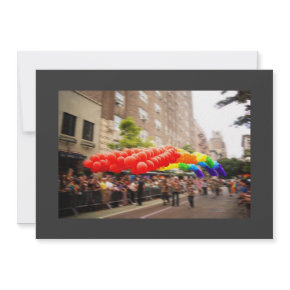 New York Gay Pride Parade Rainbow Balloons