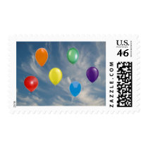 Rainbow Pride Balloons postage by markthaler Rainbow Pride Balloons postage