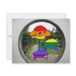Rainbow Pride Bonsai Tree Custom Invitations