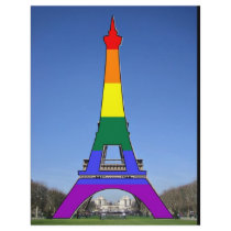 Rainbow Pride Eiffel Tower letterhead by markthaler Rainbow Pride Eiffel Tower letterhead