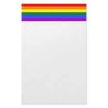 Rainbow Pride Flag Stationery