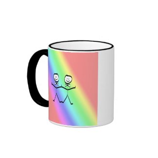 Rainbow Pride Gay Grooms mug