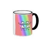 Rainbow Pride Lesbian Brides Mug