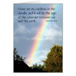 Rainbow promise - Genesis 9 v 13 | Greeting Cards