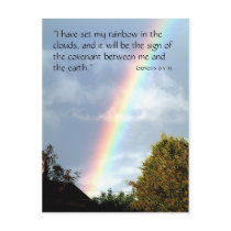 Rainbow Promise, Genesis 9 v 13 | Postcard