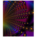 Rainbow Psyched Fractal t-shirts