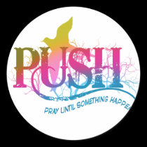 Rainbow PUSH stickers