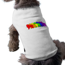 Rainbow Pyrenees pet clothing by dogwiregifts Rainbow Pyrenees pet clothing