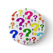 Rainbow Question Marks buttons by orsobear Rainbow Question Marks buttons