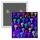 Rainbow Question Marks Buttons