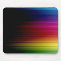 artsprojekt, rainbow, spectrum, rainbow colors, vibrant, pride, Mouse pad with custom graphic design