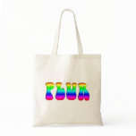 Rainbow Rave PLUR Tote Bag