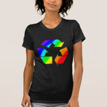 Rainbow Recycle Sign t-shirts