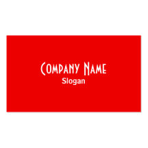 Rainbow Red Business Card