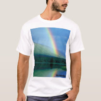 Rainbow reflection t-shirts by crystall Rainbow reflection t-shirts