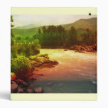 Rainbow Reflections over Himalayan River 3 Ring Binder