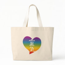 Rainbow Reiki Heart bags