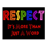 Rainbow Respect Postcard