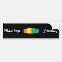 Rainbow Ring bumper stickers