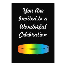Rainbow RIng invitations