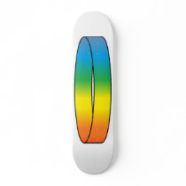 Rainbow Ring Skatedeck Skateboard Deck