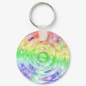 Rainbow Ripple keychains by dndartstudio Rainbow Ripple keychains