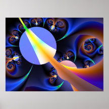 Rainbow Road Fractal Print