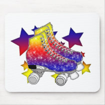 Rainbow Rollerskates Mousepads