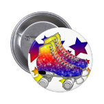 Rainbow Rollerskates Pins