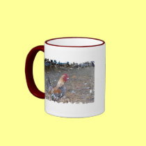 Rainbow Rooster mugs
