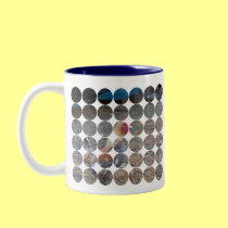 Rainbow Rooster mugs