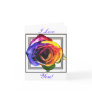 Rainbow Rose I Love You Card