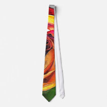 Rainbow Rose Tie 2 by Floral_Dreamsnet Rainbow Rose Tie 2