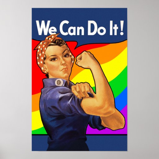 Rainbow Rosie Poster
