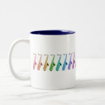 Rainbow Saxophones Mug mugs