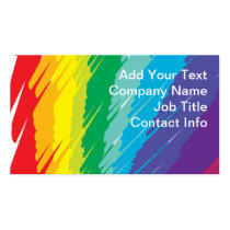 Rainbow Scribbles Business Card