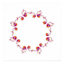 Rainbow scroll border, code:sqcn1/m posters
