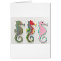 RAINBOW SEAHORSES cards