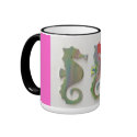 RAINBOW SEAHORSES mugs