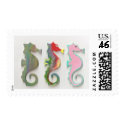 RAINBOW SEAHORSES postage by stormy99 RAINBOW SEAHORSES postage