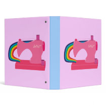 Rainbow Sewing Machine binders by toxiferous Rainbow Sewing Machine binders
