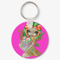 "Rainbow Sherbet Fairy" Keychain by strangeling "Rainbow Sherbet Fairy" Keychain