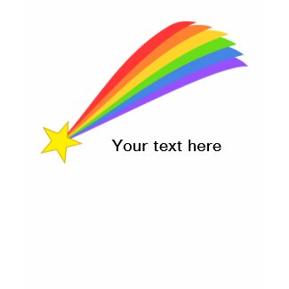 Rainbow Shooting Star shirt
