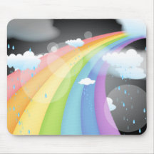 Rainbow Shower Mousepad