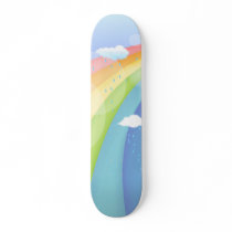 Rainbow Shower Skate Deck