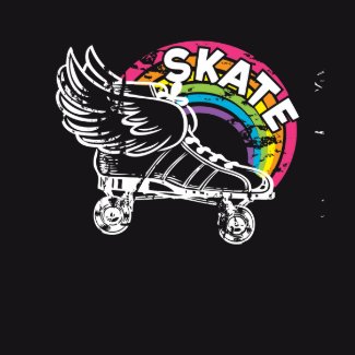 rainbow skate shirt