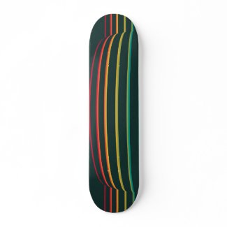 Rainbow skateboard skateboard