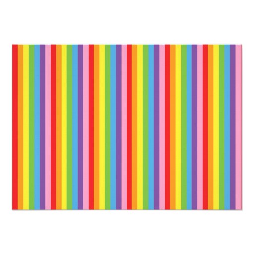 Rainbow Skating Skate Party Invitation