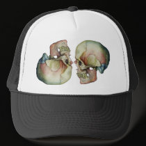 Rainbow Skull-Cap hats