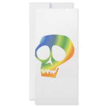 Rainbow Skull! Custom Rack Card